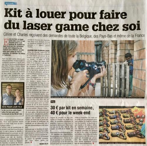Article Location Laser Game La Meuse Huy-Waremme